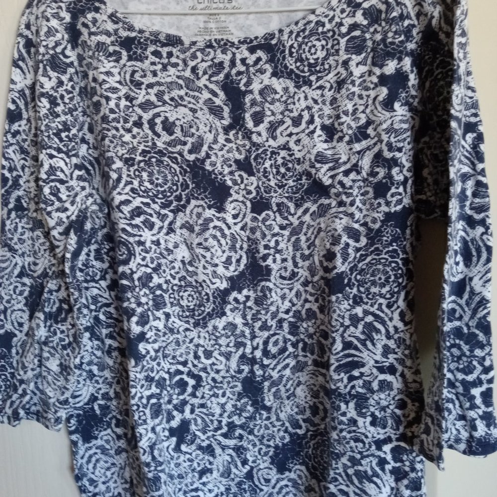 One Chico's Ultimate Tee Size 2